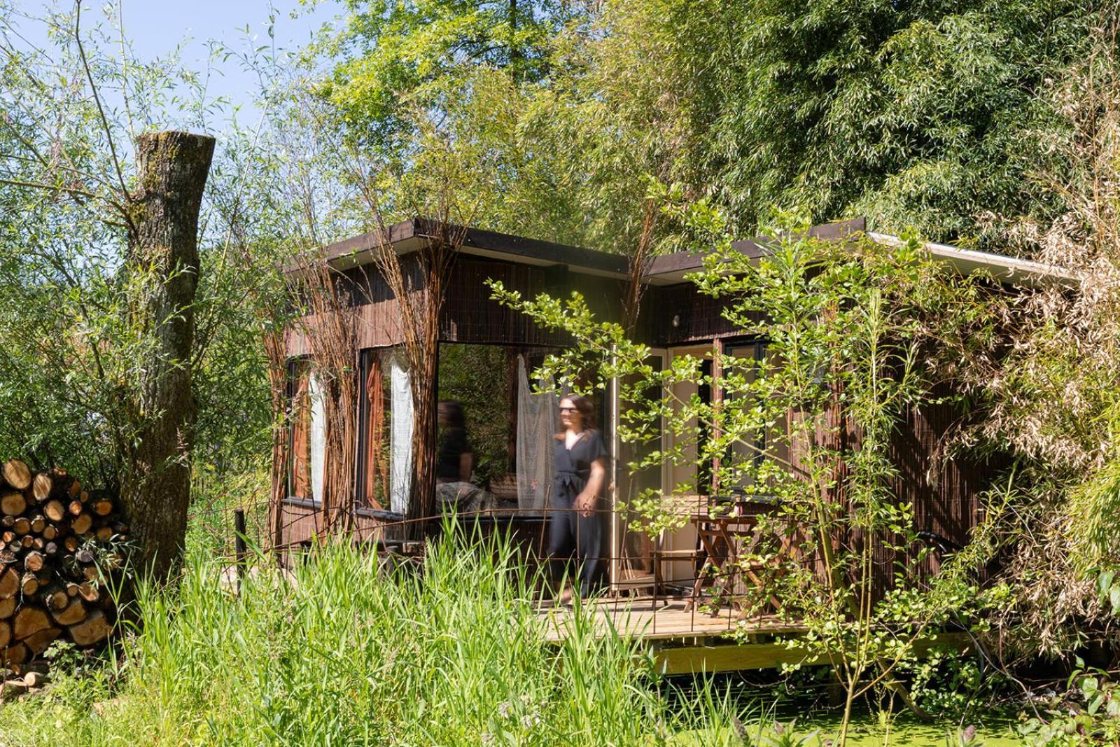Les Cabanes Des Marais La Madelaine-sous-Montreuil ภายนอก รูปภาพ